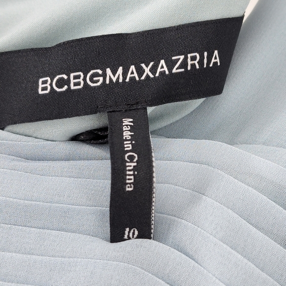 BCBGMAXAZRIA Women's Grecian Inspired One Shoulder Sleeveless Dress -  10 - Picture 5 of 9